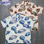 SUNSURF サンサーフ #SS39418 半袖 レーヨン アロハシャツ『JAPANESE TRADITION』ハワイアンシャツ メンズ 男性 オープンカラーシャツ 開襟 春 夏 トップス