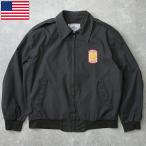 米軍 ARMY JROTC ウインドブレーカー ブラック ライナー付き USED JJ398UN アメリカ軍 GI US 陸軍 アカデミージャケット ユーテ