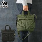 ショッピング旅行バッグ SPIEWAK スピワック #TR1001 ヘルメットバッグ スモールメンズ 男性 鞄 カバン 斜め掛け 2WAY カジュアル アメカジ ミリタリー 通勤 通学 旅行 トラベル