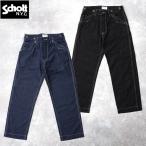ショッピング黒 Schott ショット #7825911002(3126043) オールドヒッコリーデニムパンツ メンズ 男性 ネイビー紺黒ブラック ボトムス アメカジ カジュアル ストライプ