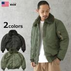 米軍タイプ B-15D MIL-J-6257 フライトジャケット JJ405YN アメリカ軍 GI US B15D パイロット 中綿入り アウター 上着 ブルゾン SEABEES シービーズ YMCLKY 防寒