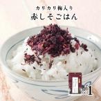 赤しそ ごはん 1個 ソフトタイプ 赤しそ ふりかけ ご飯 赤紫蘇 お弁当 おにぎり 食品 お試し商品 サンプル ポイント利用 送料無料