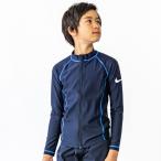 NIKE Nike школьный купальник BOYS длинный рукав F/Z UV Rush Guard мужчина ./ boys школа плавание . индустрия соответствует 1991072-010( пачка рейс бесплатная доставка )