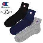 Champion(チャンピオン) クォーターレングス ソックス 3足組 靴下/ロング丈/フルパイル/男女兼用 CMSCY202(パケット便送料無料)