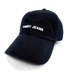 Yahoo! Yahoo!ショッピング(ヤフー ショッピング)トミージーンズ メンズ キャップ 帽子 レディース TOMMY JEANS 帽子 CAP キャップ 100％綿 AM04677 002 BLACK ブラック 送料無料