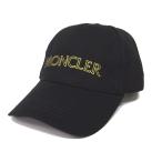 モンクレー ルキャップ  帽子 ロゴ メンズ レディース MONCLER BERRETTO BASEBALL コットン 3B0003 1 D4863 ユニセックス 999 ブラック 黒