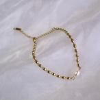 ブレスレットステンレス淡水パールボールチェーンパールオーバルボールチェーン...