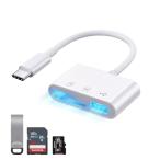  устройство для считывания карт 3 in 1 USB Type-C портативный устройство для считывания карт SD устройство для считывания карт память устройство для считывания карт модель c смартфон планшет персональный компьютер соответствует USB