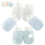 [Kalevel] baby рукавица лето младенец новорожденный органический хлопок "дышит" удобный .... предотвращение настройка возможность перчатки подарок 0?24 месяцев 3 пара (Mko