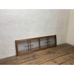taA1402*[H37,5cm×W126,5cm]* одна сторона стекло ввод * ретро старый из дерева раздел промежуток * старый двери Ranma стекло дверь Akira . брать . retro античный L.1