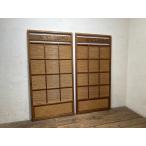 taA1789*(1)[H176cm×W87cm]×2 листов * замечательный дизайн. ретро . дверь * старый двери раздвижная дверь элемент дверь . дверь лето дверь лето раздвижные двери shoji шторка сударэ античный M сосна 