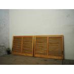 yuB0796*(1)[H63cm×W81,5cm]×2 листов * Vintage * симпатичный жалюзи дизайн. старый из дерева раздвижная дверь * старый двери деревянная дверь доспехи дверь маленькое окно . чай retro A внизу 