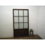 taC0539*[H181cm×W98,5cm]* античный * ширина. есть большой старый из дерева дверь * старый двери стекло дверь ворота рама смешанные товары магазин старый мебель retro M внизу 