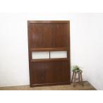 taC0759*(4)[H176,5cm×W112,5cm]* античный * дизайн стекло ввод * ширина. большой старый из дерева раздвижная дверь * старый двери стекло дверь деревянная дверь obi дверь retro N сосна 