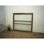 taD0137*[H80cm×W87cm]* ретро тест ... старый дерево рамка-оправа стекло дверь * старый двери раздвижная дверь рама Akira . брать . старый дом в японском стиле старый мебель античный L внизу 