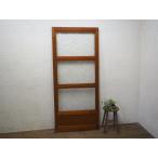 taD0179*[H180cm×W79cm]* симпатичный дизайн стекло. большой старый дерево рамка-оправа стекло дверь * двери дверь ворота старый мебель retro античный магазин инвентарь M внизу 