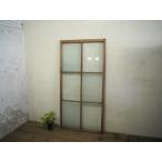 taD0356*[H143cm×W73cm]* античный * волна стекло. старый дерево рамка-оправа раздвижная дверь * двери стекло дверь старый дом в японском стиле кофейня retro строительство материал преобразование L внизу 