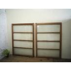 taD0588*(3)[H127cm×W89,5cm]×2 листов * ретро тест ... старый дерево рамка-оправа стекло дверь * двери раздвижная дверь рама окно стекло старый дом в японском стиле Showa Vintage L внизу 