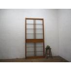 taD0634*[H180cm×W84cm]* Showa Retro . тест ... большой из дерева раздвижная дверь * двери стекло дверь рама модифицировано оборудование салон преобразование Vintage M сосна 