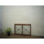 yuD0713*(3)[H43cm×W62cm]* натуральный . дерево тест. старый из дерева стекло дверь * двери раздвижная дверь рама старый дом в японском стиле Cafe retro Vintage интерьер A внизу 