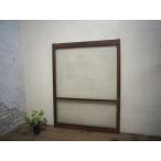 taE0087*(2)[H122cm×W94cm]* Vintage * ретро старый дерево рамка-оправа стекло дверь * двери раздвижная дверь окно стекло рама старый дом в японском стиле блок дом lino беж .nL внизу 