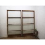 taE0198*[H176,5cm×W90cm]×2 листов * замечательный дизайн стекло. старый из дерева стекло дверь * двери раздвижная дверь рама старый дом в японском стиле блок дом retro Vintage M сосна 