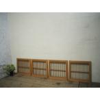 yuE0473*[H44cm×W44cm]×4 листов * одна сторона стекло ввод * симпатичный маленький .. размер. ретро дерево рамка-оправа стекло дверь * двери раздвижная дверь маленькое окно Akira . брать . retro S.1