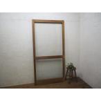 taE0577*[H176,5cm×W87,5cm]* Vintage *..te автограф. ретро старый дерево рамка-оправа стекло дверь * старый двери раздвижная дверь рама старый дом в японском стиле воспроизведение блок дом салон M сосна 