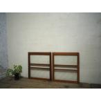 yuE0632*[H57,5cm×W51cm]×2 листов * симпатичный молдинг стекло ввод. маленький дерево рамка-оправа раздвижная дверь * двери стекло дверь окно стекло рама retro античный A внизу 