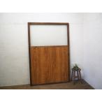 taE0759*(3)[H177cm×W117cm]* ширина. большой старый из дерева стекло дверь * двери раздвижная дверь рама вход дверь магазин инвентарь retro Vintage N сосна 