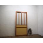taF0009*(4)[H178,5cm×W88,5cm]* замечательный дизайн. ретро большой из дерева стекло дверь * двери раздвижная дверь рама старый дом в японском стиле преобразование Vintage M сосна 