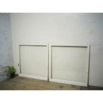 taF0033*(1)[H89cm×W86cm]×2 листов * краска. облупленное место ..... стекло. старый дерево рамка-оправа раздвижная дверь * двери волна стекло дверь окно стекло retro Vintage L внизу 