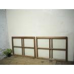 taF0037*(2)[H73cm×W95cm]×2 листов * античный * молдинг стекло ввод. старый дерево рамка-оправа раздвижная дверь * двери стекло дверь рама lino беж .n retro L внизу 
