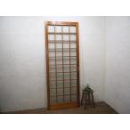 taF0063*(3)[H203cm×W77,5cm]* очень большой *..te автограф. большой дерево рамка-оправа стекло дверь * старый двери раздвижная дверь рама б/у жилье Cafe retro Vintage M сосна 
