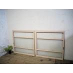 taF0086*(1)[H87cm×W87cm]×2 листов * краска. облупленное место . старый дерево рамка-оправа стекло дверь * двери раздвижная дверь окно стекло рама автомобиль Be retro Vintage L внизу 