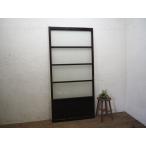 taF0107*[H176cm×W83,5cm]* Vintage * ретро тест ... старый из дерева стекло дверь * двери раздвижная дверь рама старый дом в японском стиле воспроизведение блок дом . материал мир современный M сосна 