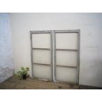 taF0229*(1)[H122cm×W56cm]×2 листов * краска. облупленное место . старый дерево рамка-оправа стекло дверь * двери раздвижная дверь окно стекло Cafe преобразование retro Vintage L внизу 