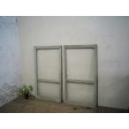 taF0231*(1)[H117cm×W63,5cm]×2 листов * краска. облупленное место . автомобиль Be . старый дерево рамка-оправа стекло дверь * двери раздвижная дверь рама маленькое окно retro Vintage L внизу 