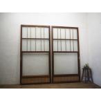 taF0606*(1)[H176,5cm×W89,5cm]×2 листов * Showa Retro . тест ... старый дерево рамка-оправа стекло дверь * двери раздвижная дверь рама мир . мир современный Vintage M сосна 
