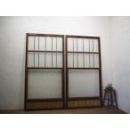 taF0607*(2)[H176,5cm×W89,5cm]×2 листов * Showa Retro . тест ... старый дерево рамка-оправа стекло дверь * двери раздвижная дверь рама мир . мир современный Vintage M сосна 