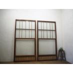taF0609*(4)[H176,5cm×W89cm]×2 листов * Showa Retro . тест ... старый дерево рамка-оправа стекло дверь * двери раздвижная дверь рама мир . мир современный Vintage M сосна 