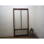 taF0939*(2)[H176,5cm×W93,5cm]* античный *.... стекло. -слойный толщина . старый дерево рамка-оправа раздвижная дверь * старый двери волна стекло дверь вход дверь строительство материал retro M сосна 