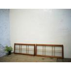 yuG0163*(1)[H41cm×W88cm]×2 листов * Vintage * ретро тест ... старый дерево рамка-оправа стекло дверь * двери раздвижная дверь маленькое окно рама Akira . брать . мир . старый дом в японском стиле A внизу 