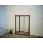 taG0538*[H105cm×W82cm]* Vintage * ценный размер. старый из дерева стекло дверь * старый двери стекло дверь окно рама старый дом в японском стиле lino беж .n retro L внизу 