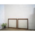 yuH0013*[H59cm×W60cm]×2 листов * симпатичный молдинг стекло. маленький ... дерево рамка-оправа раздвижная дверь * двери стекло дверь окно стекло рама . материал retro античный A.1