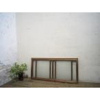 yuH0104*(4)[H40cm×W87cm]* античный * лист стекло ввод. маленький ... старый дерево рамка-оправа раздвижная дверь * двери стекло дверь раздел промежуток Ran ma маленькое окно . материал retro A внизу 