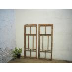 taH0837*(12)[H107cm×W42cm]×2 листов * античный * краска. облупленное место . старый дерево рамка-оправа стекло дверь * двери раздвижная дверь окно стекло фильм фотосъемка retro L внизу 