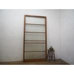taH0880*[H176cm×W87,5cm]* Showa Retro . дизайн стекло. старый дерево рамка-оправа стекло дверь * двери раздвижная дверь рама окно стекло б/у жилье Vintage M сосна 