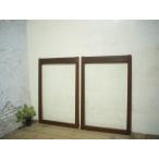taI0076*(1)[H105cm×W69cm]×2 листов * Vintage * ретро тест ... старый дерево рамка-оправа стекло дверь * двери раздвижная дверь окно стекло рама старый дом в японском стиле воспроизведение блок дом L внизу 