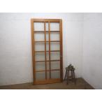 taI0114*(1)[H177cm×W83,5cm]* Vintage * надежно считая . структура .. старый дерево рамка-оправа стекло дверь * двери раздвижная дверь рама б/у жилье retro . материал M сосна 